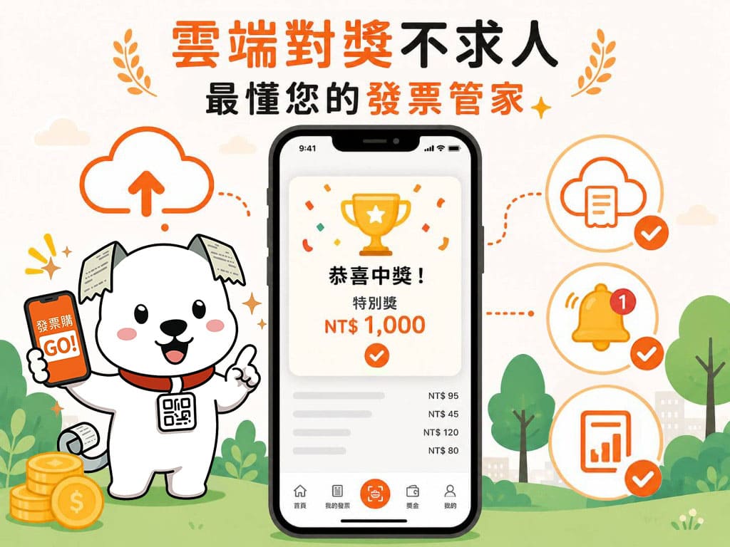 雲端對獎不求人，最懂您的發票管家